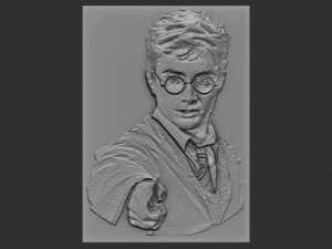 harry potter relief 3D Print Model