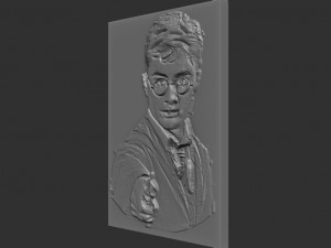 harry potter relief 3D Baskı Modeli