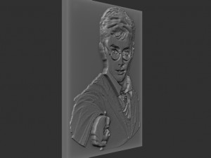harry potter relief 3D Baskı Modeli