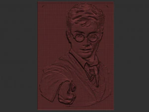 harry potter relief 3D Print Model