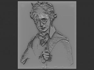 harry potter relief 3D Print Model