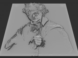 harry potter relief 3D Print Model