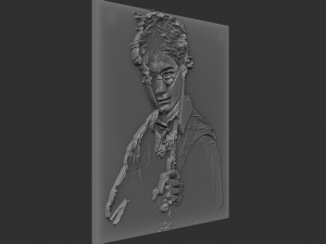 harry potter relief 3D Print Model