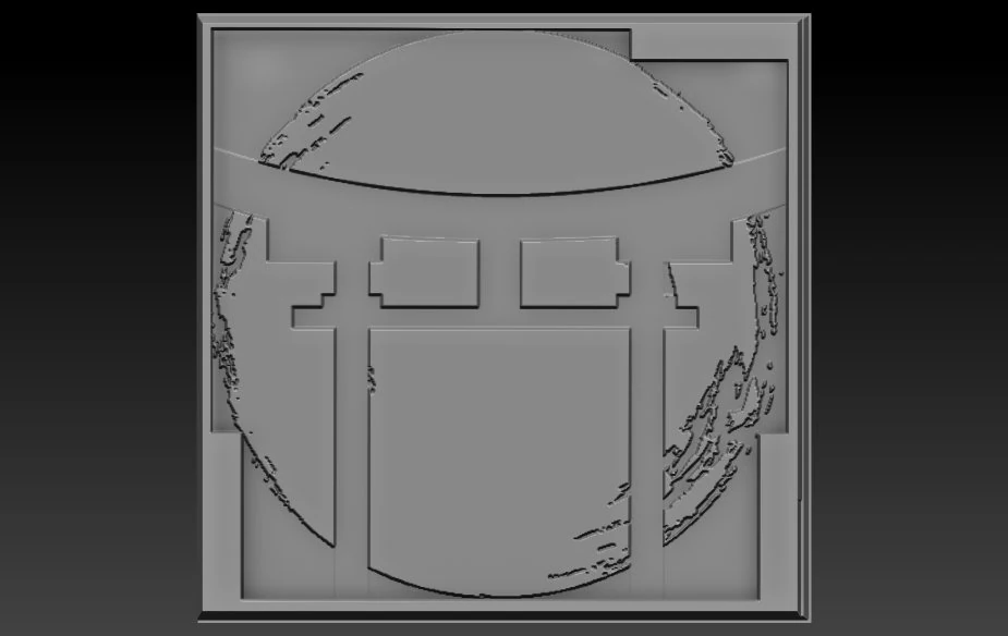 japan sun relief 3D Print Model .c4d .max .obj .3ds .fbx .stl .blend 