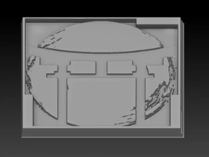 japan sun relief 3D Print Model