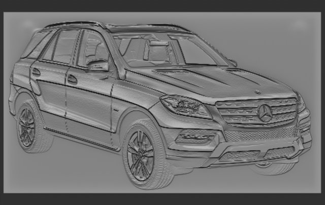 jeep relief Modelo de impresión 3D .c4d .max .obj .3ds .fbx .stl .blend 