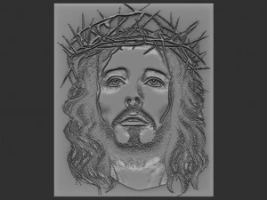 jesus relief 3D Print Model