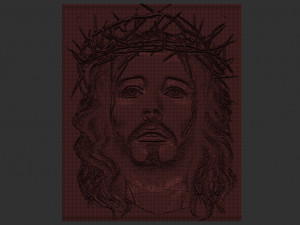 jesus relief 3D Print Model