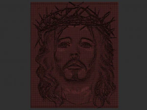 jesus relief 3D Print Model