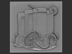 juice relief 3D Принт Модель