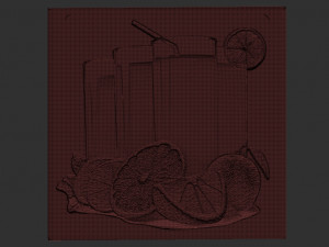 juice relief 3D Print Model