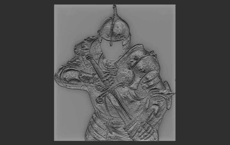 knight relief 3D Print Model .c4d .max .obj .3ds .fbx .stl .blend 