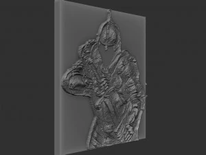 knight relief 3D Print Model