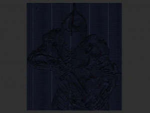 knight relief 3D Print Model