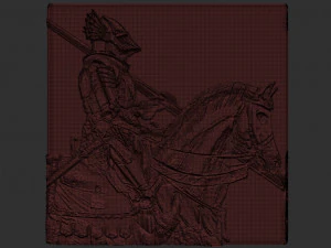 knight relief 3D Print Model