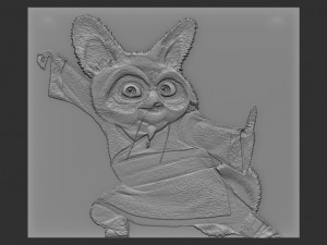 shifu relief 3D Print Model