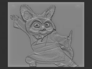 shifu relief 3D Print Model