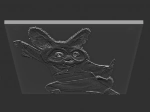 shifu relief 3D Print Model