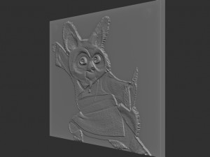 shifu relief 3D Принт Модель