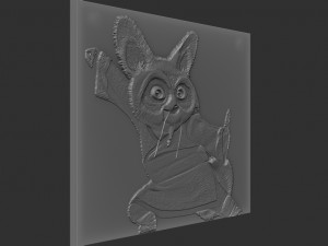 shifu relief 3D Принт Модель