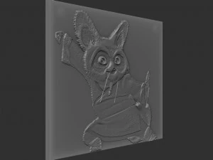 shifu relief 3D Print Model