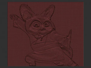 shifu relief 3D Print Model