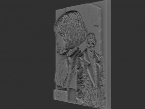 leon film relief Modèles 3D en vedette