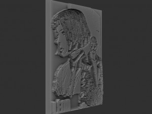 leon film relief Modèles 3D en vedette