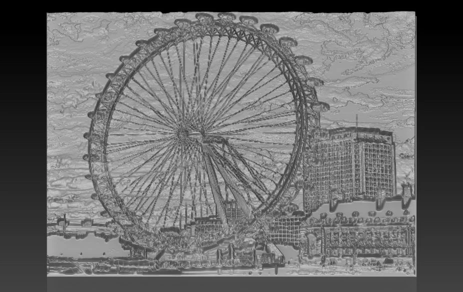london relief 3D Print Model .c4d .max .obj .3ds .fbx .stl .blend