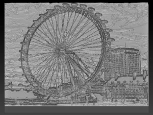 london relief 3D Print Model