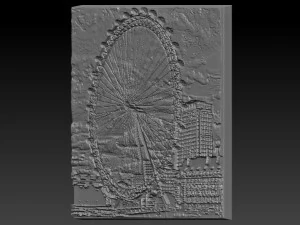 london relief 3D Print Model