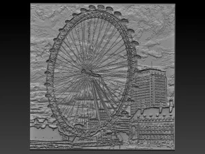 london relief 3D Print Model