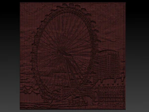 london relief 3D Print Model