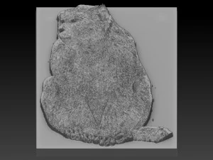 monkey relief 3D Print Model