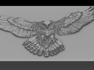 owl relief Modelo de Impressão 3D