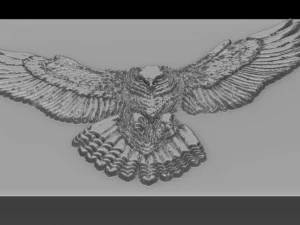 owl relief 3D Print Model