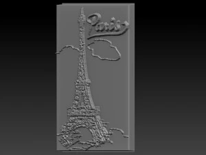 paris relief 3D Print Model