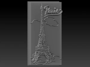 paris relief 3D Print Model