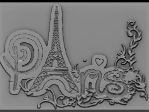 パリの救済 3Dプリントモデル