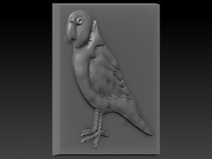 parrot relief Modèles 3D en vedette