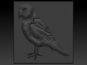 parrot relief Modèles 3D en vedette