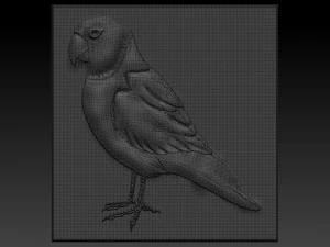 parrot relief 3D Print Model