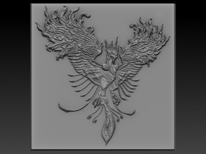 phoenix relief 3D Print Model