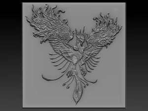 피닉스 구호 3D 프린트 모델