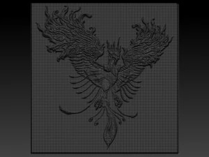 phoenix relief 3D Print Model