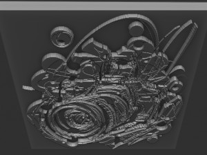 photo machine relief Model do druku 3D