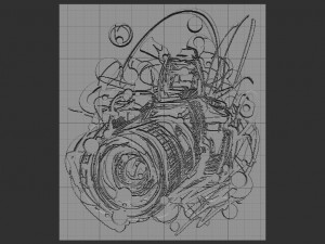 photo machine relief Model do druku 3D