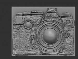 photo machine relief Model do druku 3D