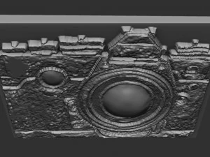 photo machine relief 3D Print Model