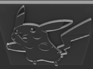 pikachu relief 3D Print Model